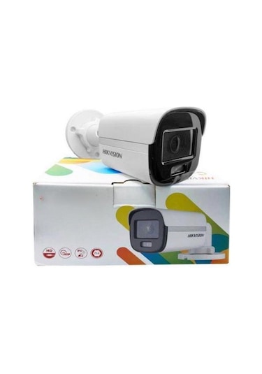 Hikvision DS-2CE10DF0T-PF TVI 2 MP 1080p 3.6 MM Sabit Lensli ColorVu Mini Bullet Kamera