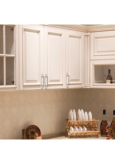 Fosenze Stainless Çelik Kaydırma Kapı Kolu Tabanlı - Dolap, Gardrop, Şube İçin 160mm Dayanıklı Tuş Kolu Seti 2 Adet