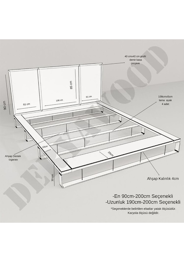 Nova Masif Ahşap Karyola Çift Kişilik-200x200 Cm- Açık Ceviz Renk Nova Masif Ahşap Karyola Çift Kişilik-200x200 Cm- Açık Ceviz Renk