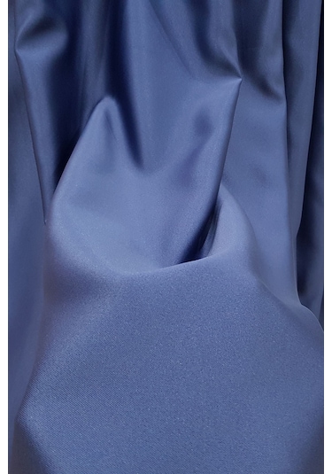 Mat Saten Lacivert Fon Perde Lacivert