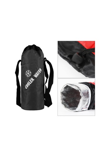 Dolıty Yalıtımlı Soğutucu Tote Katlanabilir Ayarlanabilir Siyah