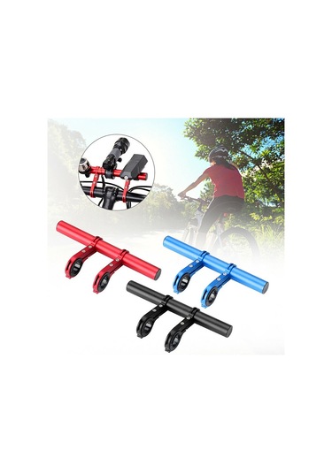 Bisiklet Gidon Bisiklet El Feneri Tutucu Gidon Bisiklet Aksesuarları Genişletici Montaj Braketi Mavi Mavi