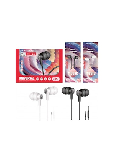 Platoon PI-2156 Mikrofonlu Kablolu Kulak İçi Kulaklık