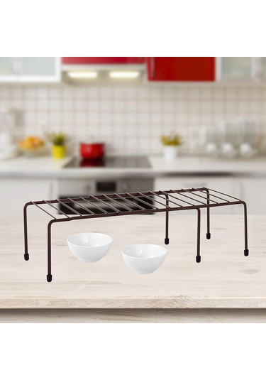 Suntek Mutfak Raf Düzenleyici Tutucu Baharat Koyu-kahverengi Koyu Kahverengi