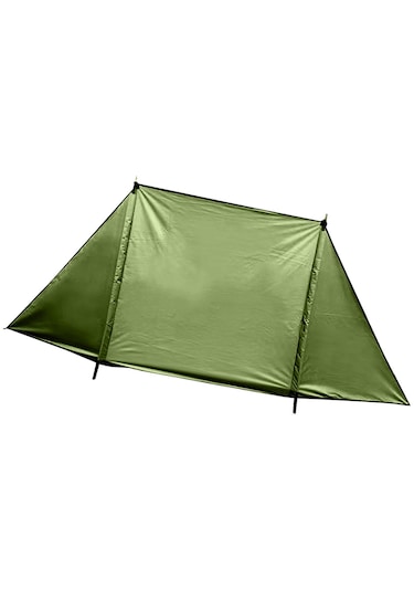 Suntek Açık Cam Rüzgar Koruyucu Soba Ön Piknik Üçgen-450cmx140cm-yeşil Yeşil