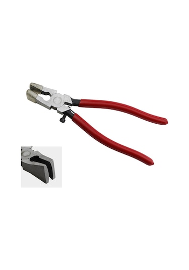 Springsun 8 İnç Cam Kenar Düzeltici Pensi: Ergonomik Kırmızı Kollu, Cam Kenarlarını Kesme Ve Düzenleme İçin Özel Araç - Üretici Tedarik