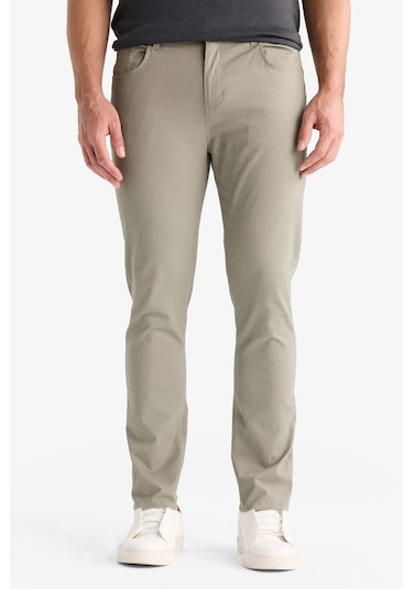 Defacto Slim Fit Dar Kesim Dar Paça Pantolon B2089ax25aukh465 Haki Defacto Slim Fit Dar Kesim Dar Paça Pantolon B2089ax25aukh465 Haki