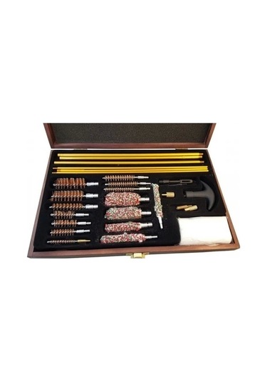 27parça Ahşap Kutu Evrensel Temizleme Seti