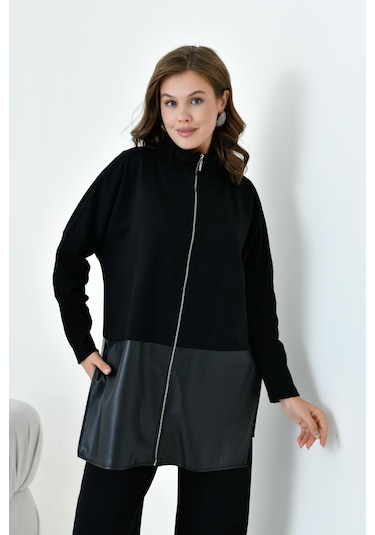 Ftz Kadın Deri İki İp Takım Siyah 30949-siyah Siyah