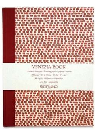 Fabriano Venezia Book Natural Dokulu 200 G 23x30 Cm 48 Yaprak