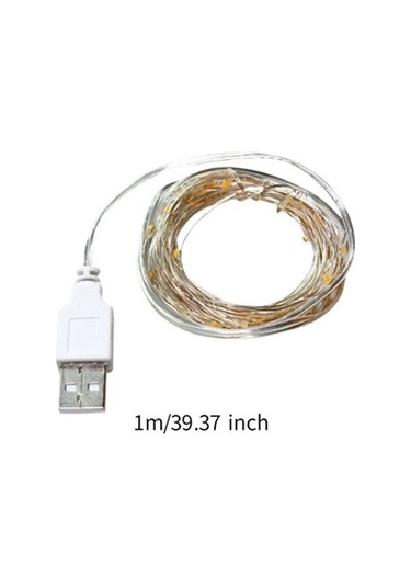 Lijinxu Işık Dizisi Led Hafif Dekor Dekoratif Işıklar Plaj 100 Santim