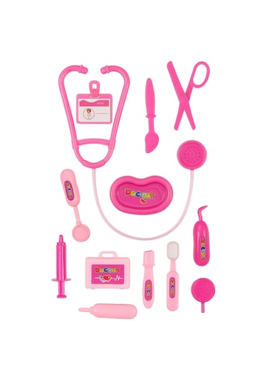 Doktor Oyun Seti Eğitici Oyuncak Pembe