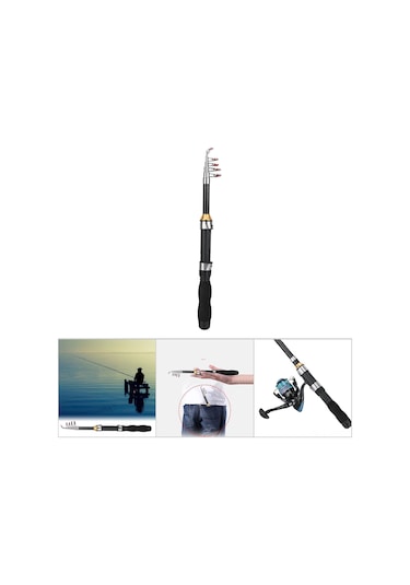 Geeroyoo 1.7m Cam Çelik Olta: Eva El Takımı, Anti Kayma, Sağlam Tekerlek Kolu - Deniz Ve Lure Olta İçin Uygun