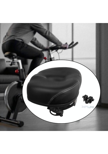 Suntek Elektrikli Bisiklet Sele Kalınlaştırılmış Siyah