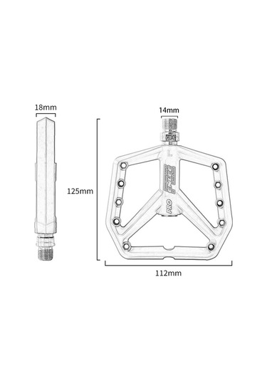 Suntek Bisiklet Pedalları Oymak Katlanır Için Bmx Şehir Sarı