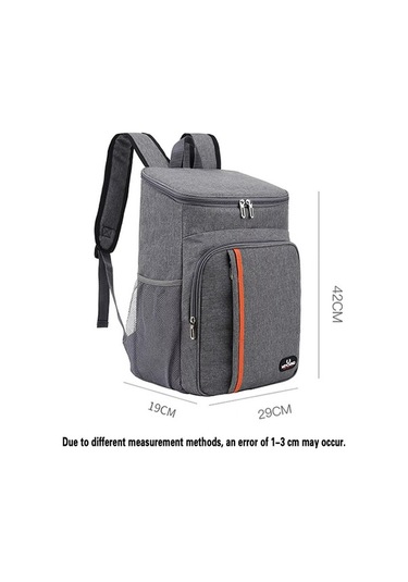 Tongxida Deniz Mavisi Oxford Isı Saklama Sırt Çantası - Soğuk/ısı Tutucu, Su Geçirmez, Piknik/enternasyonda Kullanım - 29x19x4 Lacivert