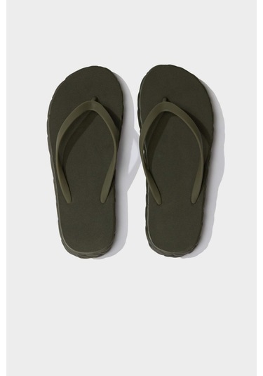 DeFacto Kadın Düz Taban Eva Parmak Arası Terlik D8950AX25SMKH252 Haki