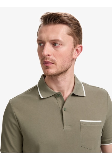 Pierre Cardin Erkek Haki Tişört 50327859-vr027