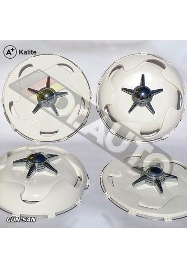 19.5 İnç Bombeli Yıldız Model Jant Kapağı 4'lü Takım