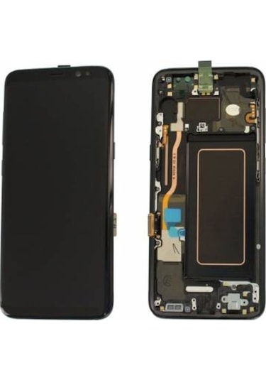 Gmr Samsung Galaxy Uyumlu S8 Sm-g950f Servis Lcd Ekran Siyah