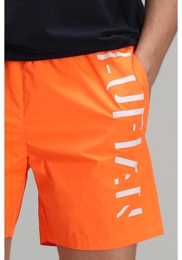 Lufian Thor Erkek Deniz Şortu Turuncu 111220086100750 Turuncu