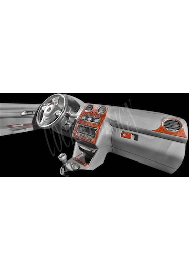 Volkswagen Caddy Konsol-maun Kaplama 2011 13 Parça