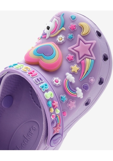 Skechers Heart Charmer - Miss Girly Küçük Kız Çocuk Mor Sandalet 308406n Lvmt Mor