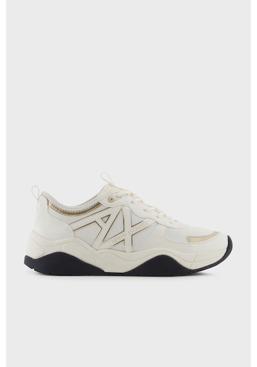 Armani Exchange Bayan Ayakkabı Xdx039 Xv311 Mz128 Beyaz-gold Beyaz-gold