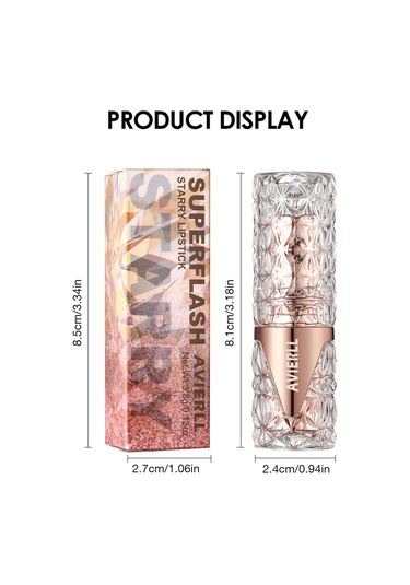 Qingmipy Yeni Nesil Su Geçirmez Işıltılı Ruj - Uzun Süreli Kalıcılık Ve Parlak Renkler