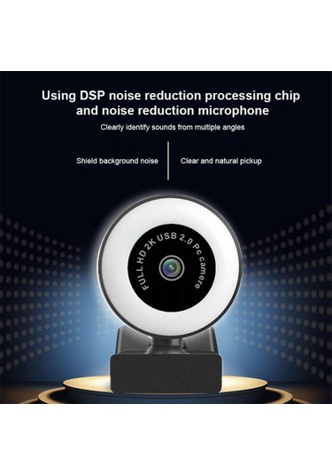 Homyl Mini 1080p/2k/5mp Web Kamerası, 5mp-otomatik-odaklama