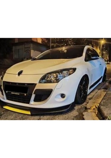 Vw Bora 1998-2005 Sarı Şeritli Renkli Ön Ek Ön Lip Piona Black 4 Prç