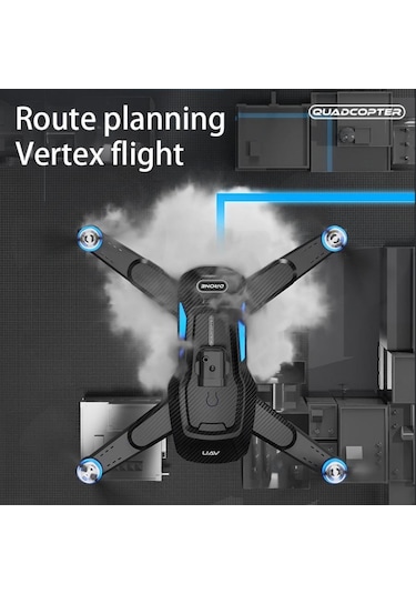 Akıllı 8k Çift Kameralı Katlanabilir Drone, Gps Destekli, Yüksek Hızlı Ve Profesyonel Drone-1449