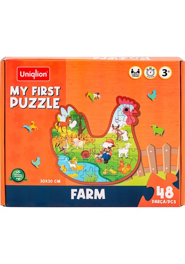 Ahşap Puzzle Çiftlik