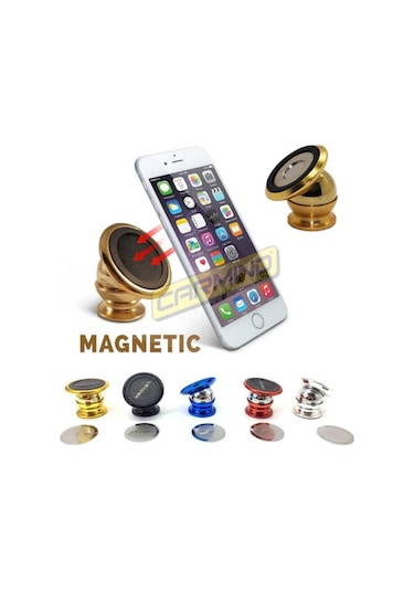 Carmind Mıknatıslı Metal Telefon Tutucu Renkli