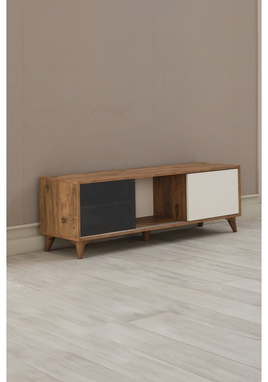 Arpelia Tv Sehpası Sürgülü Kapak 140x40x35 Cm