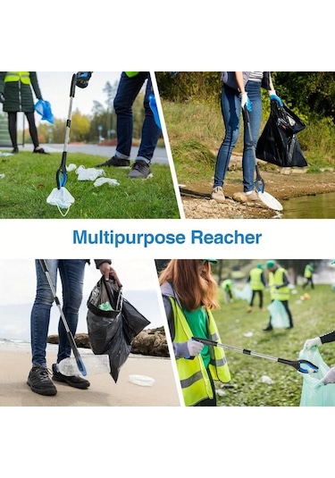 Chuangyinshop 1 Adet Ergonomik Metal Katlanır Kıskaç Pens 32 İnç Sarı Hafif Geniş Çeneli