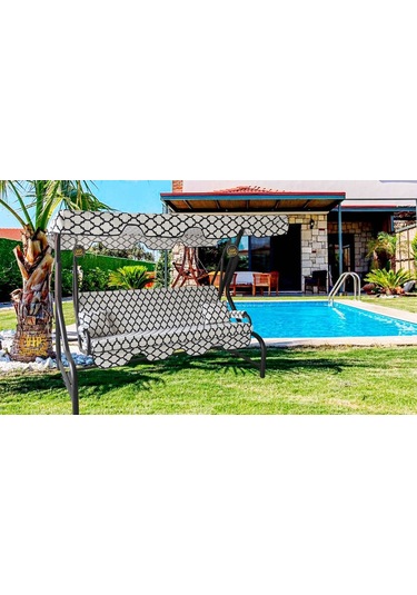 3 Kişilik Salıncak Minderi Süngerli Kılıfı Alaçatı Bahçe Minderi (526957136)