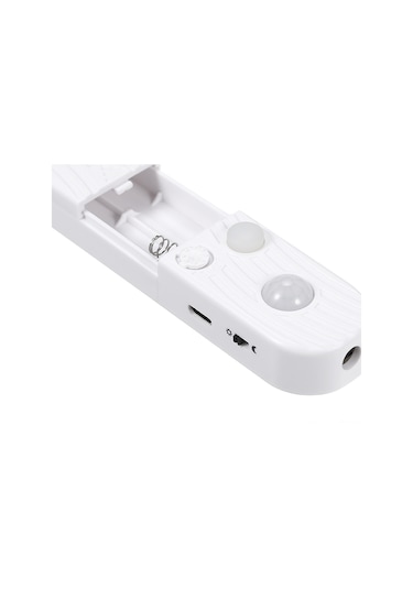 Maiyame Usb Şarjlı Pır Sensörlü 60 Led Şerit Lamba, 3 Işık Modu, Ip65 Suya Dayanıklı, Dolap Ve Gardırop İçin Taşınabilir Aydınlatma Sıcak Beyaz