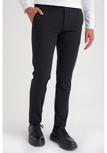 P 1173 Pantolon Comfort Siyah-2 Casual Siyah