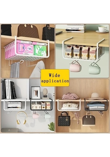 Novahub 1 Adet Beyaz Mutfak Rafı, Dolap Katmanlı Depolama, Çok Katmanlı, Baharat Kavanozu Ve Mutfak Düzenleyici 56997129 Beyaz