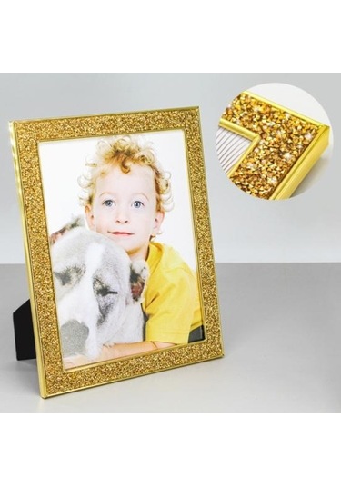 Novahub Gümüş Elektroliz Rhinestone Kenar 5/6/7 İnç Fotoğraf Çerçevesi