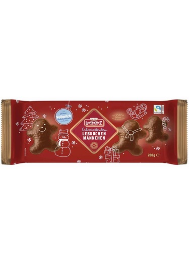 Lambertz Lebkuchen Mannchen Vollmilch Schokoladen 200g