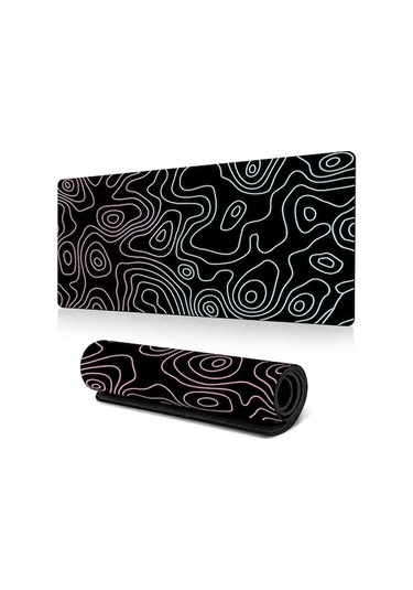 Cbtx 300 X 600 X 3mm Yaratıcı Soyut Desen Mouse Pad Masa Büyük Fare Mat - Stil F Stil F