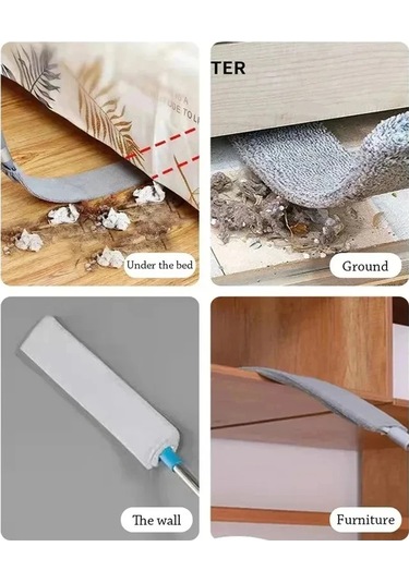 Çekilebilir Uzun Kollu Elektrikli Süpürge Ev Perdeleri Toz