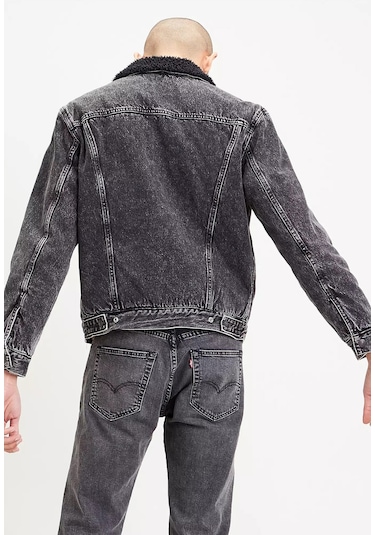 Levi's Type 3 Sherpa Trucker Roadster Siyah Erkek Trucker Ceket Siyah