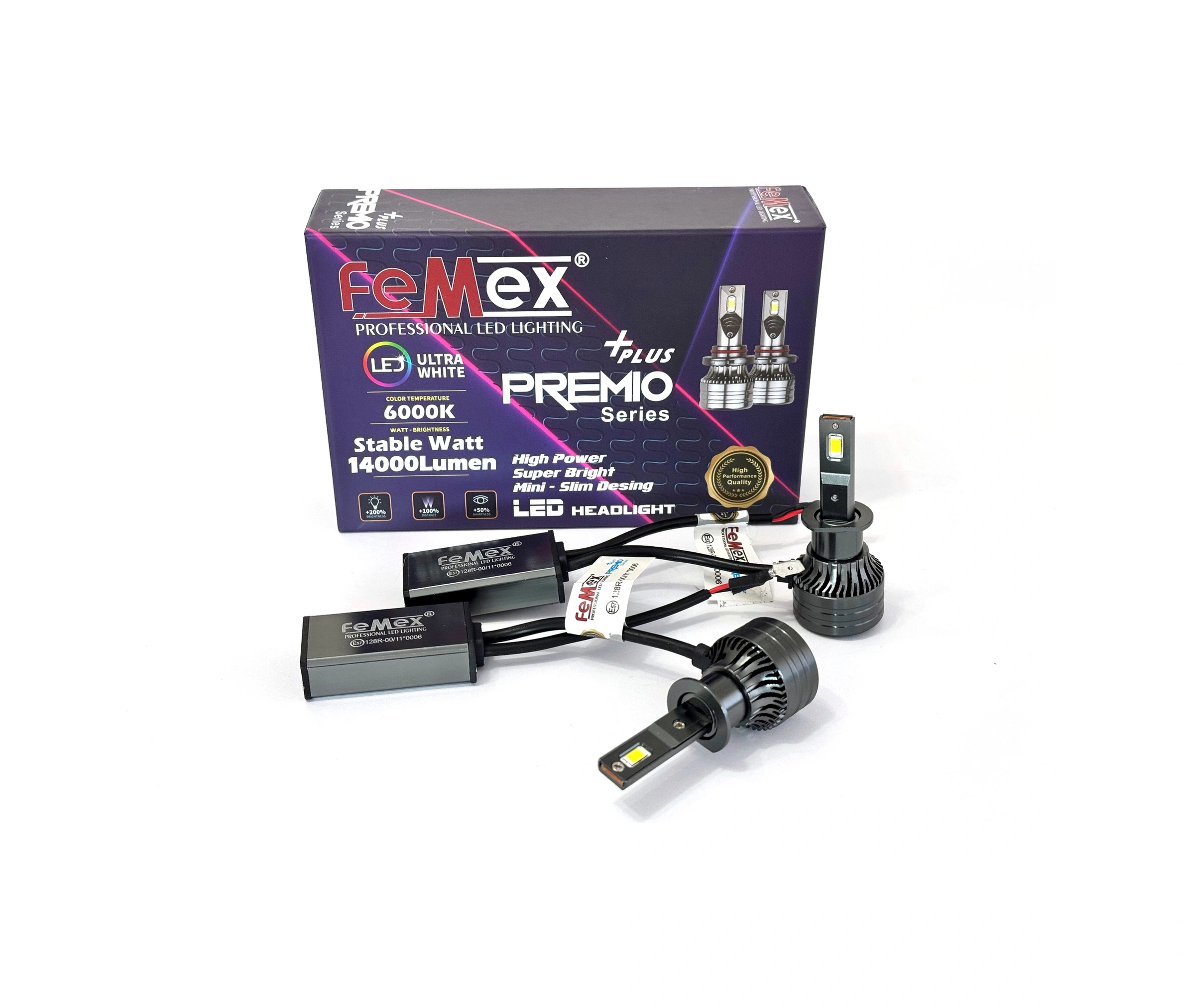 Hyundai Elantra 2011-2014 Araçlar İçin Led Xenon Uzun Far Ampulu Femex Premio Plus H1