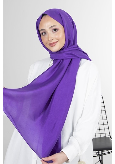 Harem Scarf Brisa Vual Şal - Mor - Saks