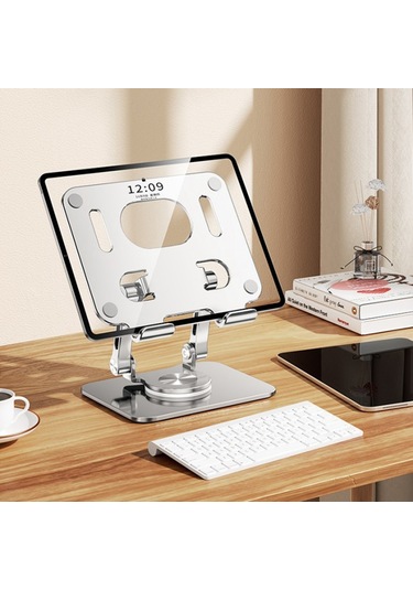 Cbtx Lz-p2026 4.7-12 İnç Tablet Isı Dağıtımı Ayarlanabilir Alüminyum Alaşımlı Masaüstü Standı 360 Derece Dönüş İle