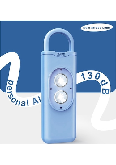 Anjiexun Alarm 130db Kız Çocuk Kadınlar İçin Kurt Karşıtı Uyarı Yeşil