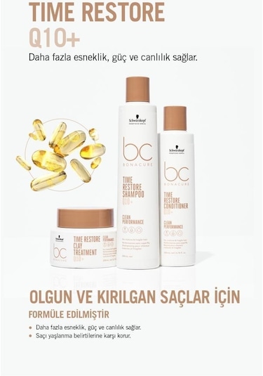 Bonacure Q10+ Time Restore Kil Bakım Kürü 200 ML